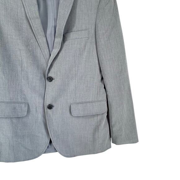 INC International Concepts Men’s Slim Fit Gray 2 Piece Suit Blazer Pants S 30x30 - Picture 5 of 7